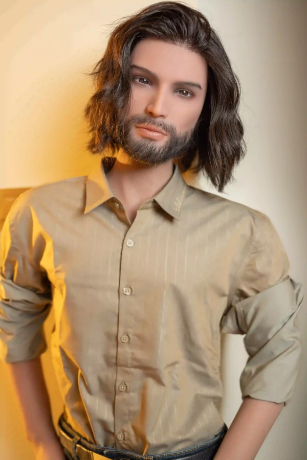 Ali 168cm (5ft6) High Fidelity Male Doll Ultra-Realistic Silicone Model (3) Arab Male Doll Ultra-Realistic Silicone Model