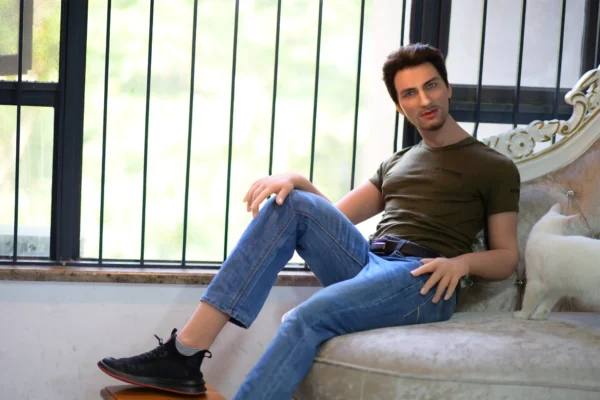 Charles 170cm (5ft7) Soft Silicone Male Doll Realistic Companion (2) Charles 170cm (5ft7) Soft Silicone Male Doll Realistic Companion
