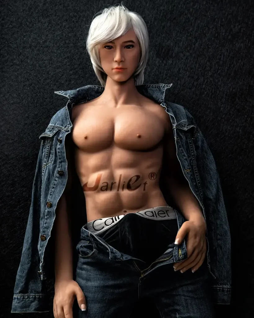 バーニーは、はっきりとした運動筋肉を備えた 170 cm のリアルなゲイ男性セックス人形です。.