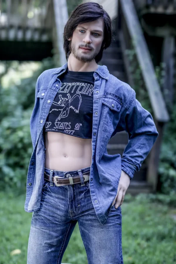 ジョナサン167cmリアルゲイセックスドールの全身図。.