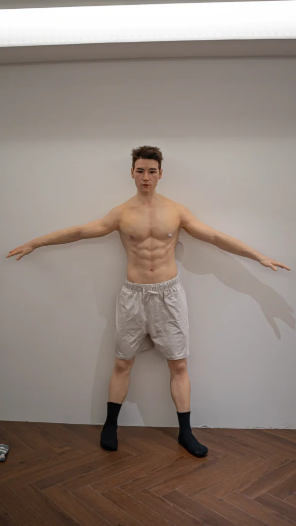 Justin 180cm Gay Soulmate Doll – Realistic Silicone Companion for Men Mendolls (2) Muscular silicone gay soulmate doll with soft skin