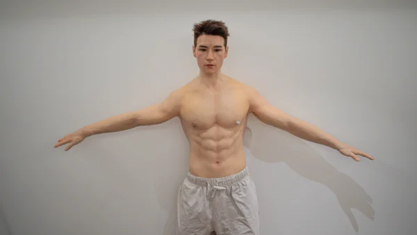 Justin 180cm Gay Soulmate Doll – Realistic Silicone Companion for Men Mendolls (3) Muscular silicone gay soulmate doll with soft skin