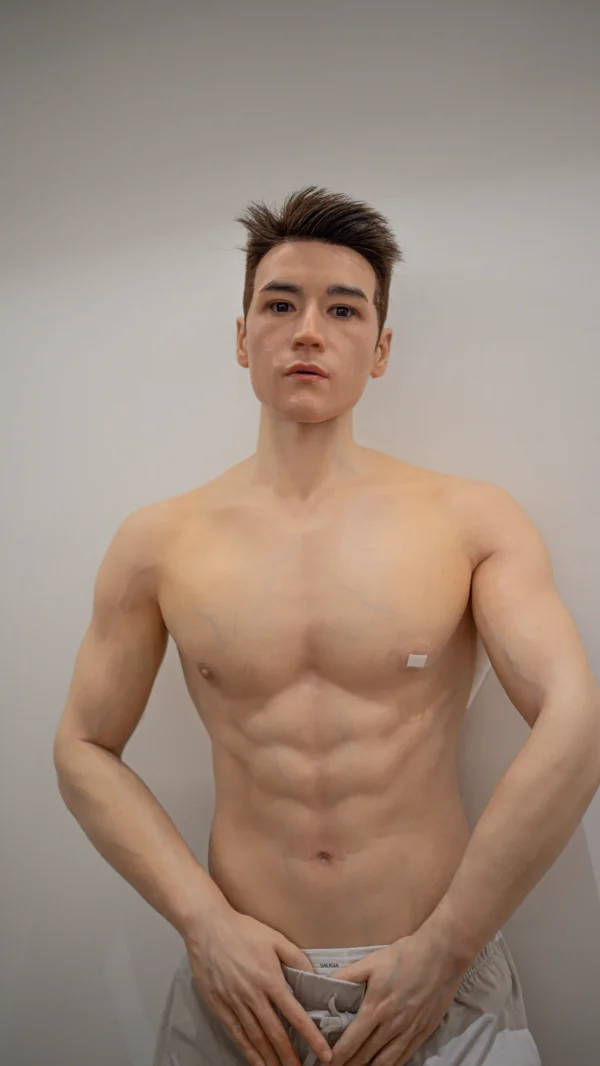 Justin 180cm Gay Soulmate Doll – Realistic Silicone Companion for Men Mendolls (5) Realistic male doll for gay companionship – Justin