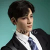 175 cm Silicone Male Doll for Gay Men, handsome adult man with Ivy League-inspired collegiate styling, view 12