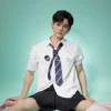 175 cm Silicone Male Doll for Gay Men, handsome adult man with Ivy League-inspired collegiate styling, view 16