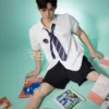 175 cm Silicone Male Doll for Gay Men, handsome adult man with Ivy League-inspired collegiate styling, view 18