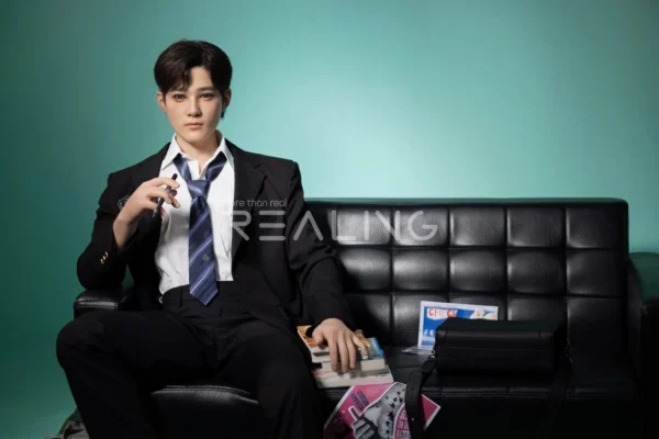 175-cm-silicone-male-doll-for-gay-men-48 175 cm Silicone Male Doll for Gay Men, handsome adult man with Ivy League-inspired collegiate styling, view 48