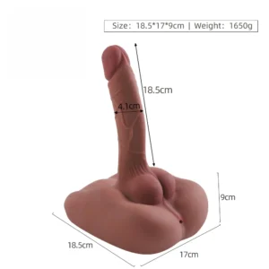 Compact Light Brown Torso Doll with light brown skin, product view 1