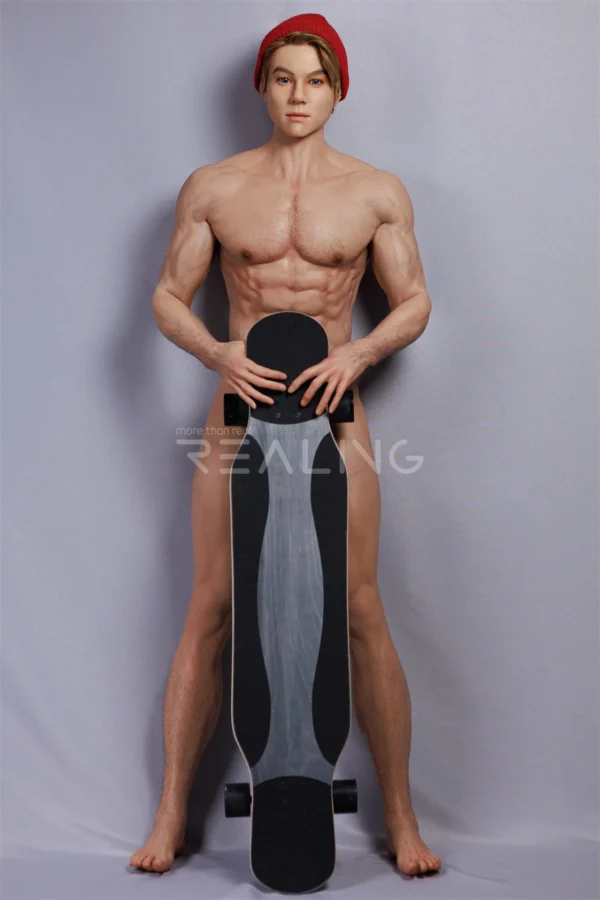 henson-skateboarder-male-doll-178cm-02 Henson Skateboarder Male Doll 178cm / 5'10" with skateboarder street style, product view 2