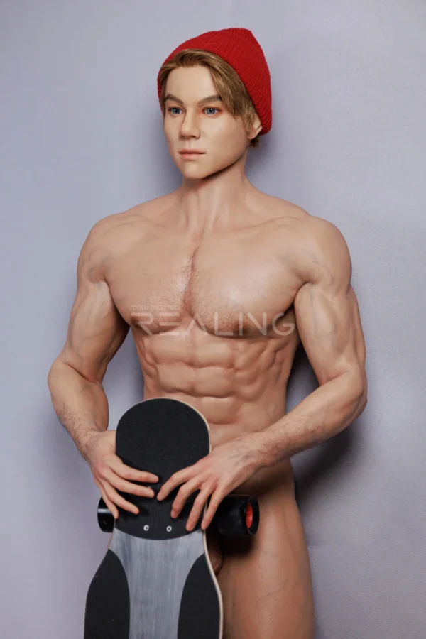 henson-skateboarder-male-doll-178cm-09 Henson Skateboarder Male Doll 178cm / 5'10" with skateboarder street style, product view 9
