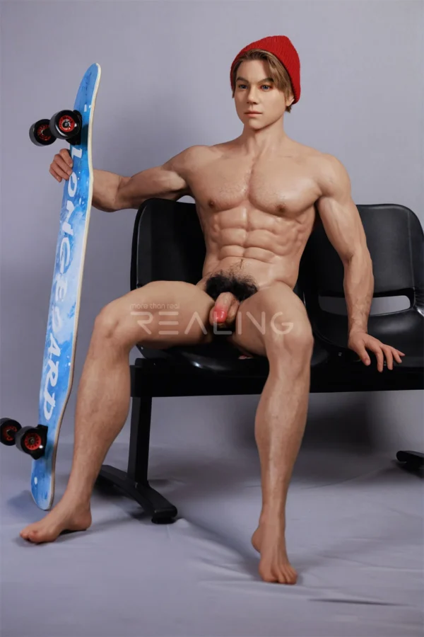henson-skateboarder-male-doll-178cm-10 Henson Skateboarder Male Doll 178cm / 5'10" with skateboarder street style, product view 10