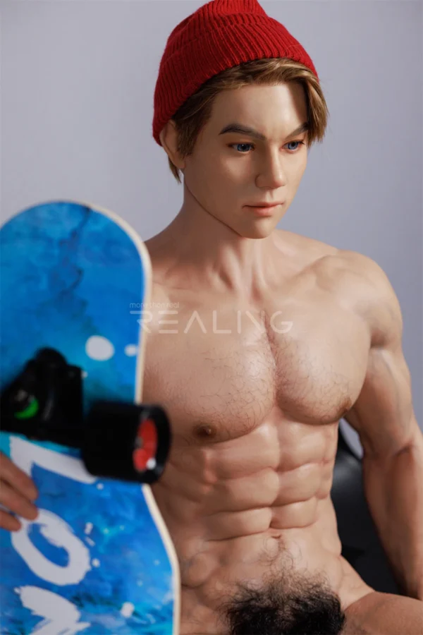 henson-skateboarder-male-doll-178cm-14 Henson Skateboarder Male Doll 178cm / 5'10" with skateboarder street style, product view 14