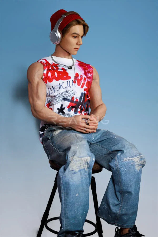 henson-skateboarder-male-doll-178cm-28 Henson Skateboarder Male Doll 178cm / 5'10" with skateboarder street style, product view 28