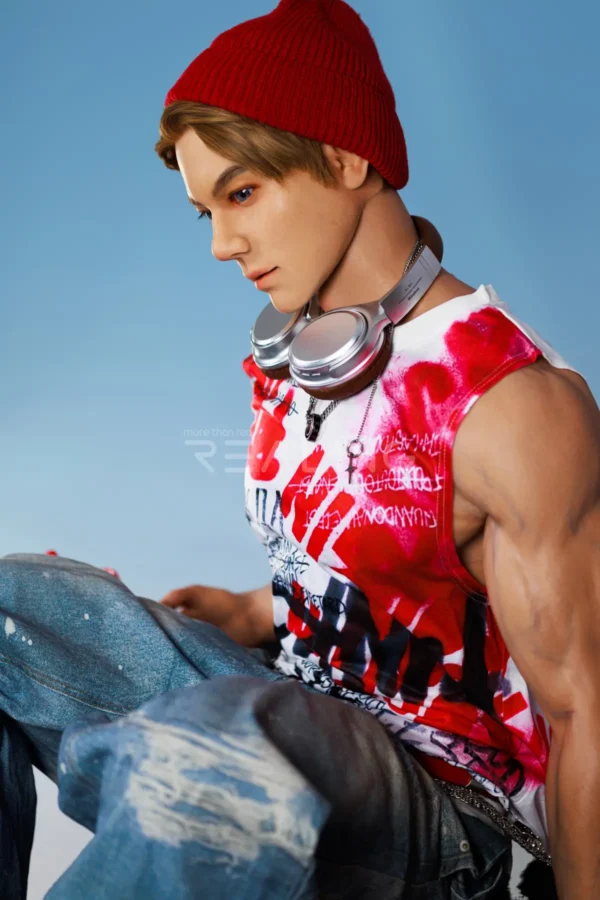 henson-skateboarder-male-doll-178cm-32 Henson Skateboarder Male Doll 178cm / 5'10" with skateboarder street style, product view 32