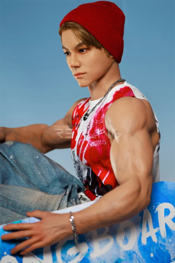 henson-skateboarder-male-doll-178cm-39 Henson Skateboarder Male Doll 178cm / 5'10" with skateboarder street style, product view 39