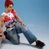 henson-skateboarder-male-doll-178cm-42 Henson Skateboarder Male Doll 178cm / 5'10" with skateboarder street style, product view 42