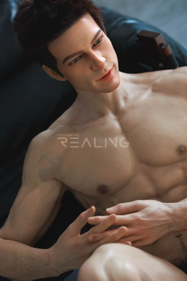 leo-gentleman-male-doll-178cm-07 Leo Gentleman Male Doll 178cm / 5'10" with quiet-luxury gentleman styling, product view 7