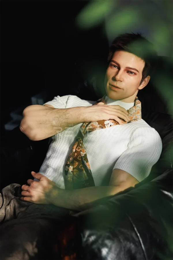 leo-gentleman-male-doll-178cm-26 Leo Gentleman Male Doll 178cm / 5'10" with quiet-luxury gentleman styling, product view 26