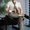 leo-gentleman-male-doll-178cm-30 Leo Gentleman Male Doll 178cm / 5'10" with quiet-luxury gentleman styling, product view 30