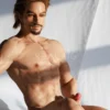 leonardo-blond-male-doll-178cm-05 Leonardo Blond Male Doll 178cm / 5'10" with blond, bearded smart-casual styling, product view 5