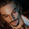 leonardo-blond-male-doll-178cm-18 Leonardo Blond Male Doll 178cm / 5'10" with blond, bearded smart-casual styling, product view 18