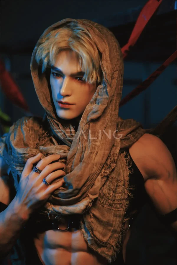 regan-masked-male-doll-178cm-14 Regan Masked Male Doll 178cm / 5'10" with mysterious masked-baron styling, product view 14
