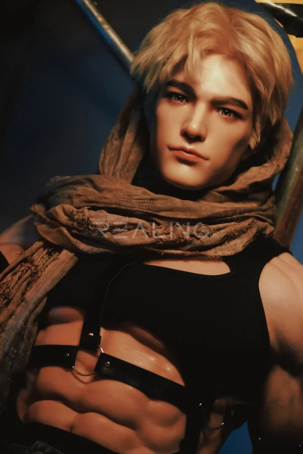 regan-masked-male-doll-178cm-15 Regan Masked Male Doll 178cm / 5'10" with mysterious masked-baron styling, product view 15
