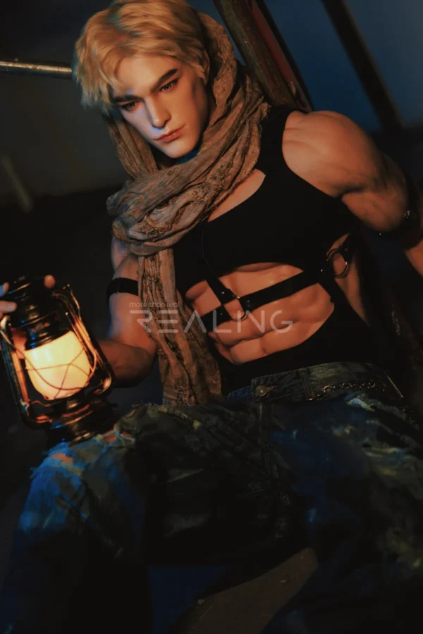 regan-masked-male-doll-178cm-16 Regan Masked Male Doll 178cm / 5'10" with mysterious masked-baron styling, product view 16