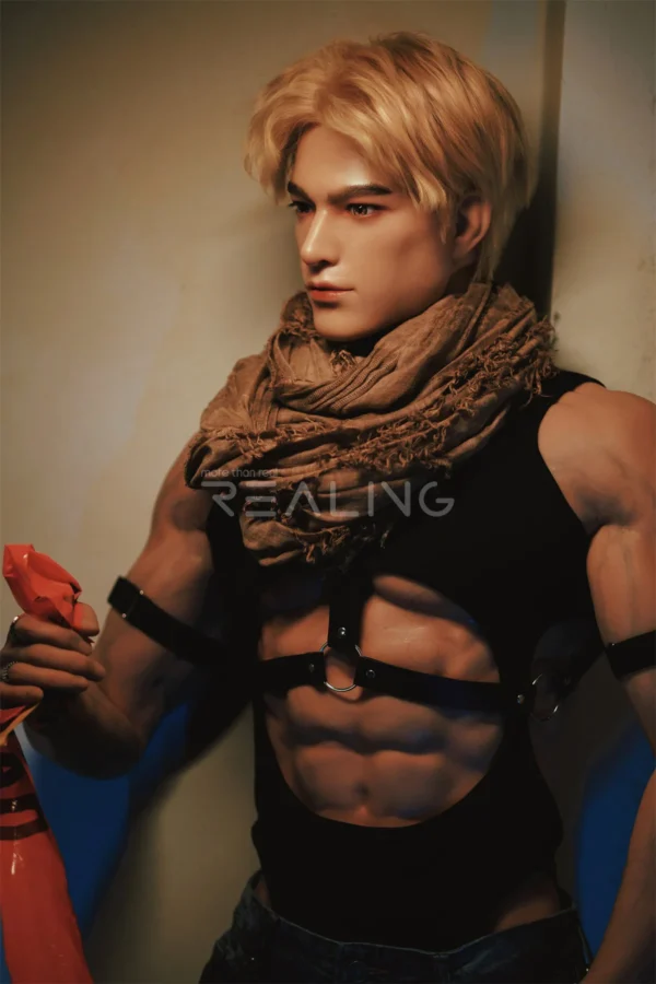 regan-masked-male-doll-178cm-21 Regan Masked Male Doll 178cm / 5'10" with mysterious masked-baron styling, product view 21
