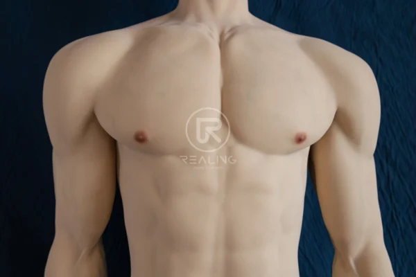 royce-full-silicone-male-doll-175cm-25 Royce Full Silicone Male Doll 175cm / 5'9" with baseball-inspired athletic styling, product view 25