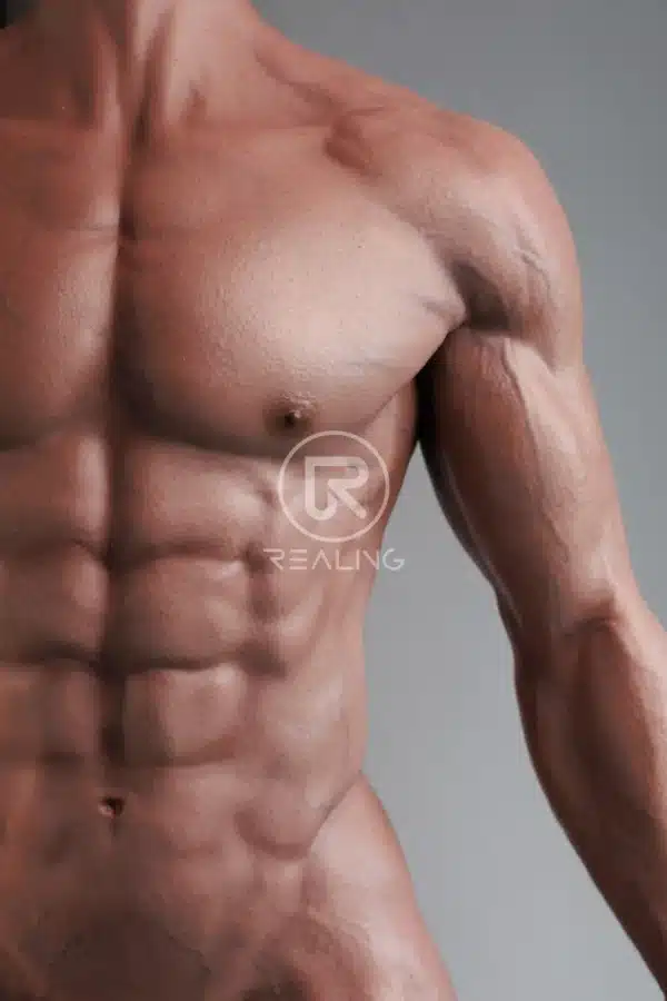 Gay Male Sex Dolls - Mendolls18 Amir — The Athletic Powerhouse: 178cm/5‘10“ Muscular Black Male Silicone Doll