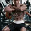 Gay Male Sex Dolls - Mendolls18 Amir: 178cm Muscular Black Male Silicone Doll | 8-Pack Abs & Athletic Build