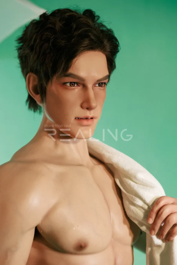 MALE SEX DOLLS - REALING1025 Robert — The Sun-Kissed Surfer: 185cm Athletic Silicone Companion Male Doll