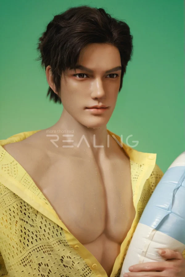 MALE SEX DOLLS - REALING1037 Robert — The Sun-Kissed Surfer: 185cm Athletic Silicone Companion Male Doll