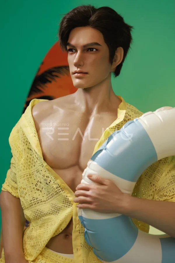 MALE SEX DOLLS - REALING1038 Robert — The Sun-Kissed Surfer: 185cm Athletic Silicone Companion Male Doll