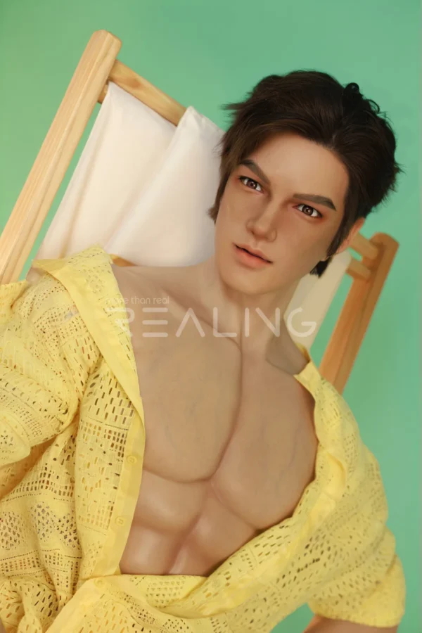 MALE SEX DOLLS - REALING1059 Robert — The Sun-Kissed Surfer: 185cm Athletic Silicone Companion Male Doll
