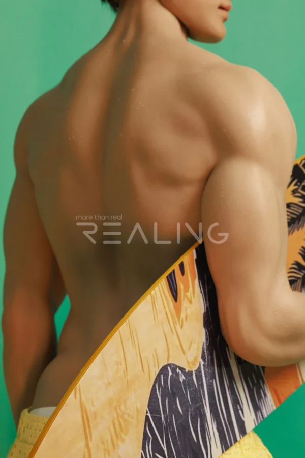 MALE SEX DOLLS - REALING1069 Robert — The Sun-Kissed Surfer: 185cm Athletic Silicone Companion Male Doll