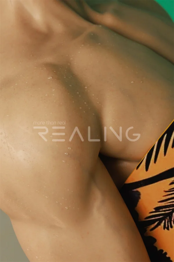 MALE SEX DOLLS - REALING1070 Robert — The Sun-Kissed Surfer: 185cm Athletic Silicone Companion Male Doll