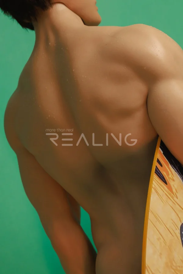 MALE SEX DOLLS - REALING1073 Robert — The Sun-Kissed Surfer: 185cm Athletic Silicone Companion Male Doll