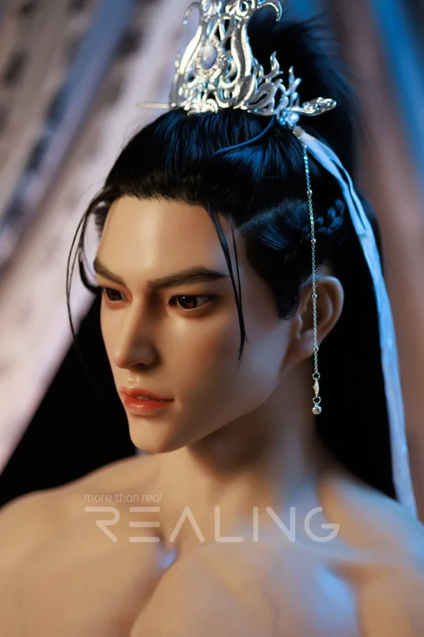 MALE SEX DOLLS - REALING1082 180cm (5'11") Gay Male Silicone Doll – Ancient Chinese Scholar -Jensen