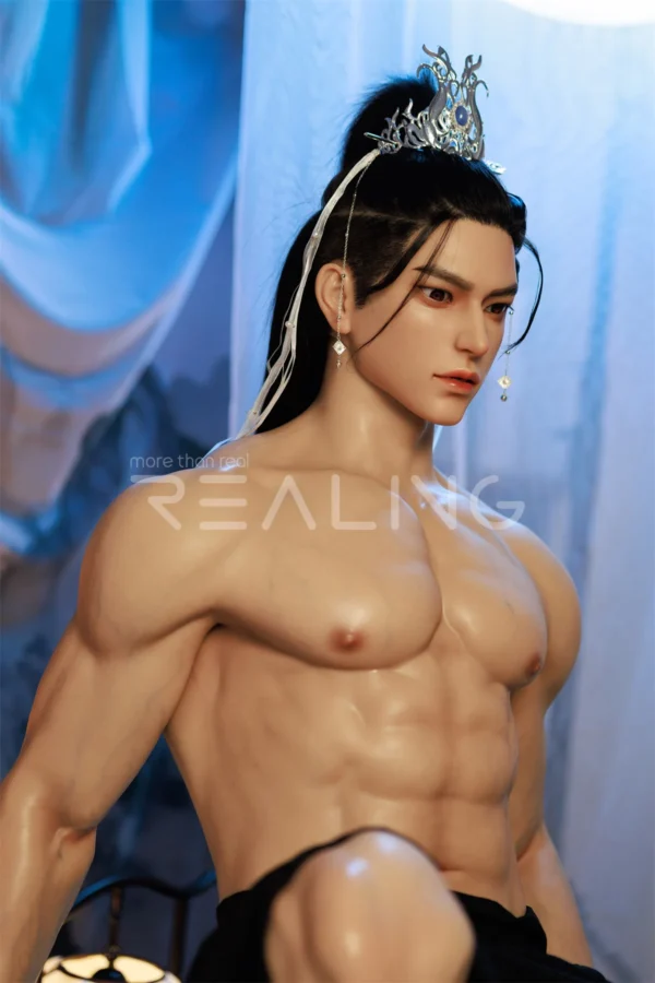 MALE SEX DOLLS - REALING1084 180cm Gay Male Silicone Doll - Ancient Scholar -Jesen| MenDolls