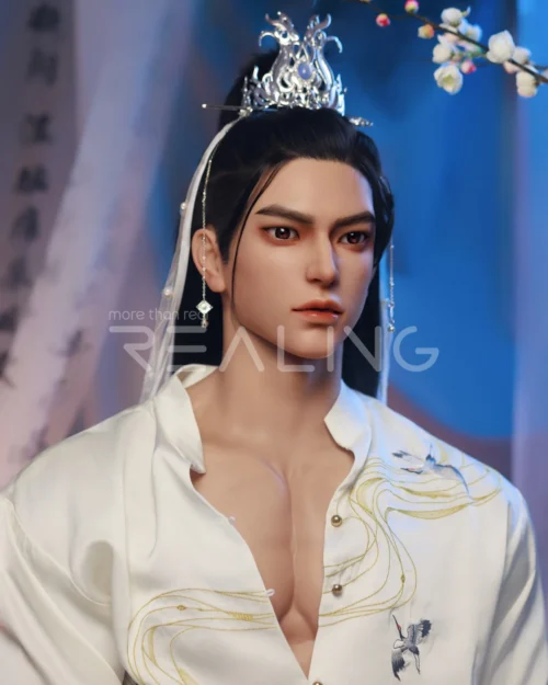 MALE SEX DOLLS - REALING1098 180cm Gay Male Silicone Doll - Ancient Scholar -Jesen| MenDolls