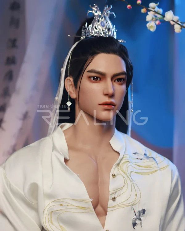 MALE SEX DOLLS - REALING1098 180cm Gay Male Silicone Doll - Ancient Scholar -Jesen| MenDolls