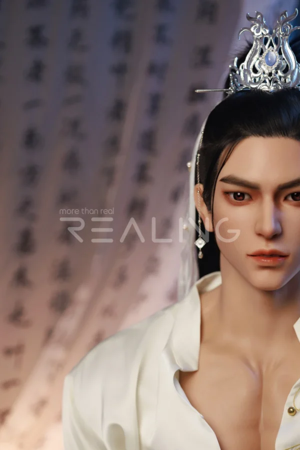 MALE SEX DOLLS - REALING1106 180cm (5'11") Gay Male Silicone Doll – Ancient Chinese Scholar -Jensen