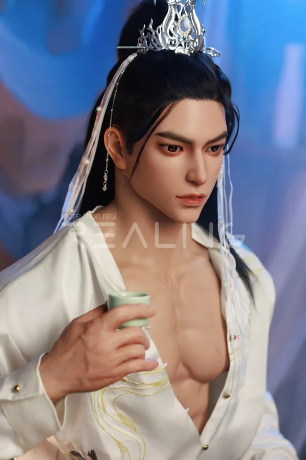 MALE SEX DOLLS - REALING1109 180cm (5'11") Gay Male Silicone Doll – Ancient Chinese Scholar -Jensen