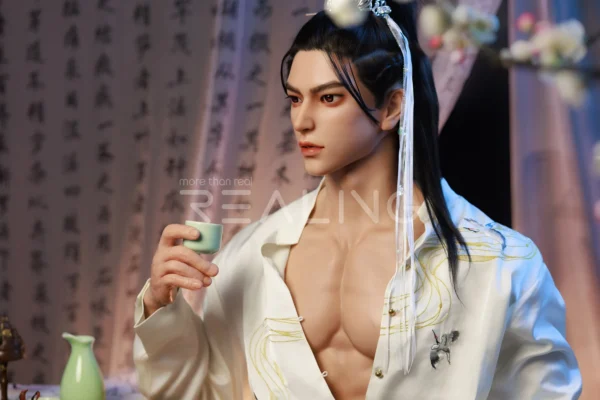 MALE SEX DOLLS - REALING1113 180cm (5'11") Gay Male Silicone Doll – Ancient Chinese Scholar -Jensen