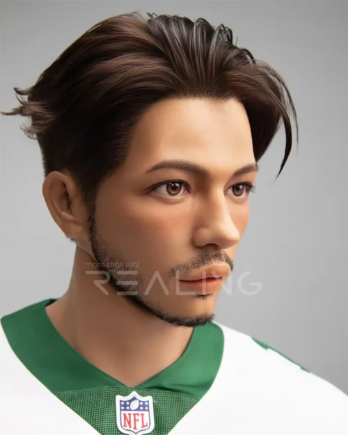 MALE SEX DOLLS - REALING156 James — The Gridiron Jock: 183cm / 6' Gay Athletic Male Doll | Football Player Silicone Male Doll