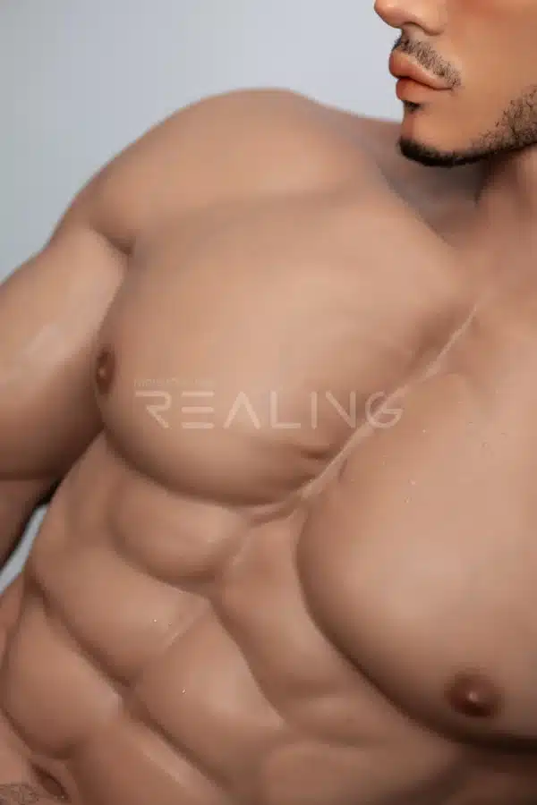 MALE SEX DOLLS - REALING185 James — The Gridiron Jock: 183cm / 6' Gay Athletic Male Doll | Football Player Silicone Male Doll