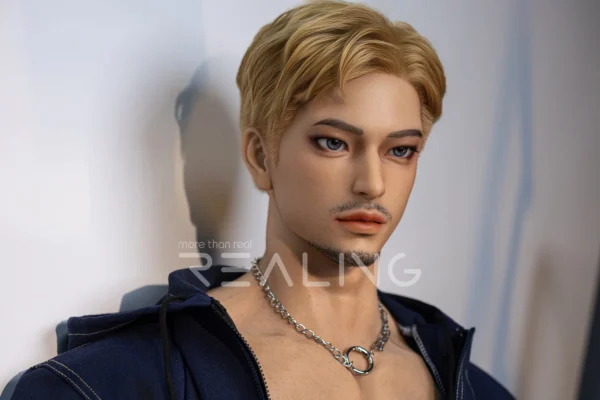 MALE SEX DOLLS - REALING192 180cm/5'11" Male Sex Doll Jason - Blonde Bad Boy | MenDolls