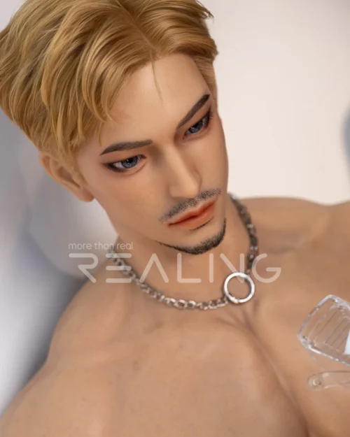 MALE SEX DOLLS - REALING197 180cm/5'11" Male Sex Doll Jason - Blonde Bad Boy | MenDolls